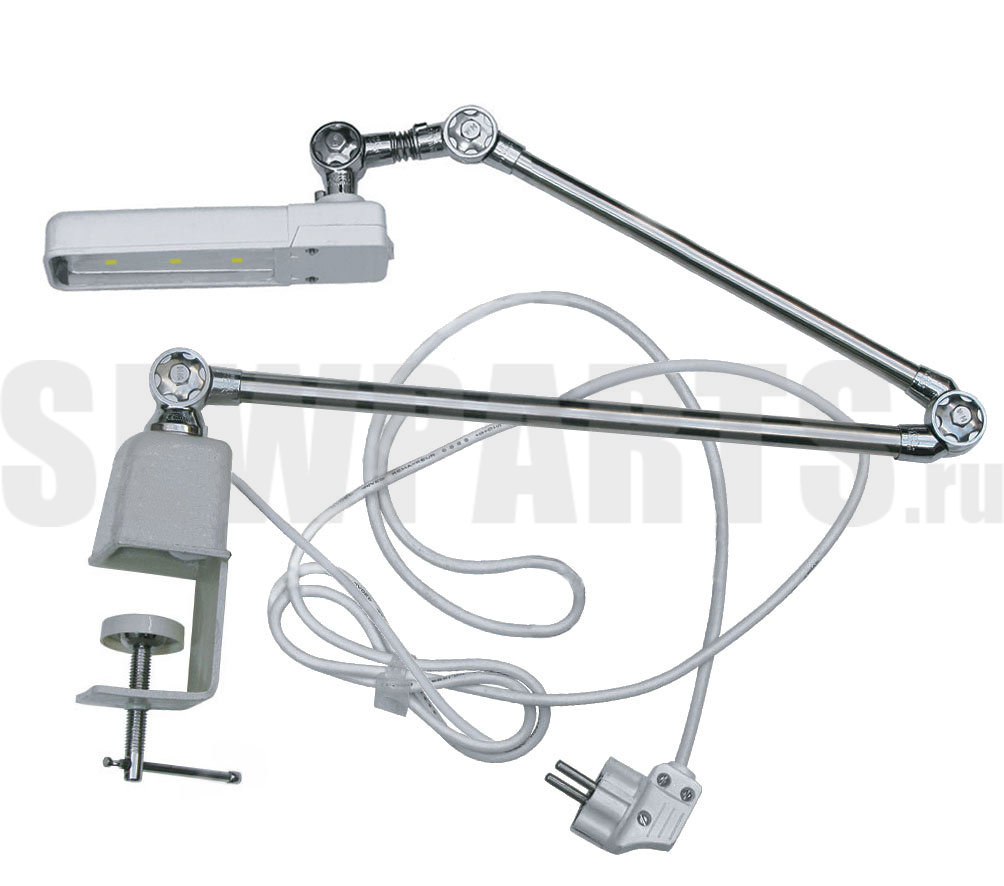 Светильник для швейной машины со встроенным блоком и вилкой Aurora HM-99T(LED)